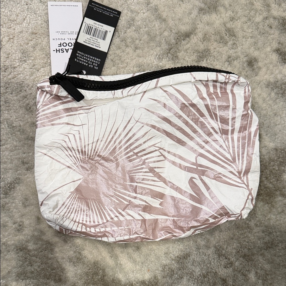 ALOHA Collection Rose Gold Palm Bag NWT Small Rose Gold NWT - Picture 3 of 4